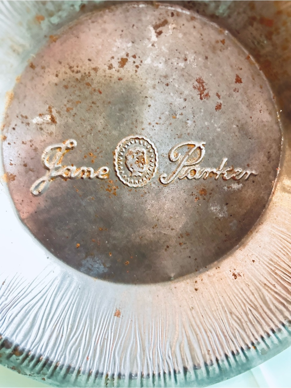 Vintage Jane Parker pie tin